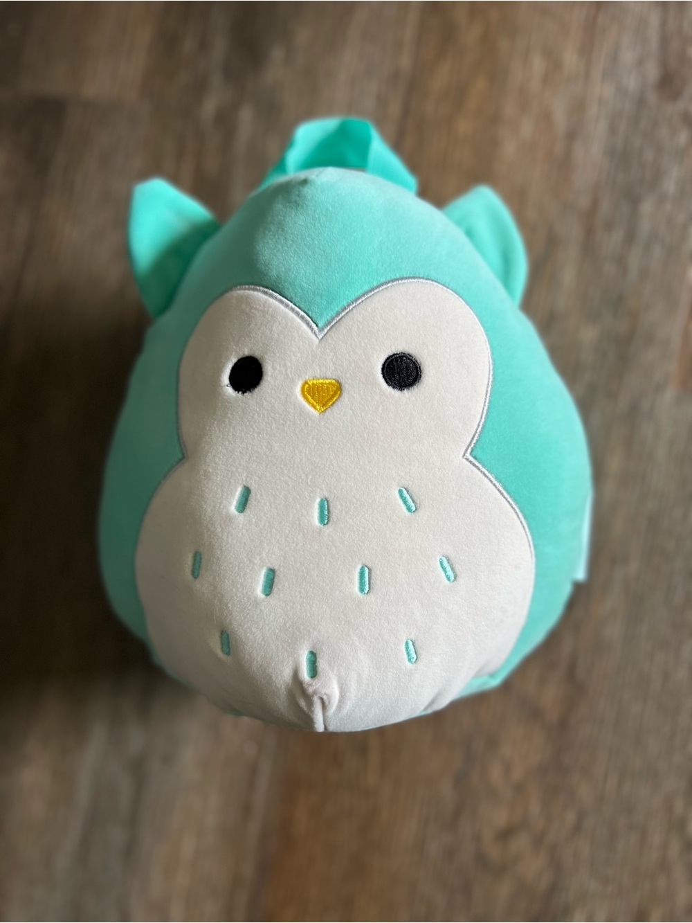 Squishmallows Teal and White Owl Plush